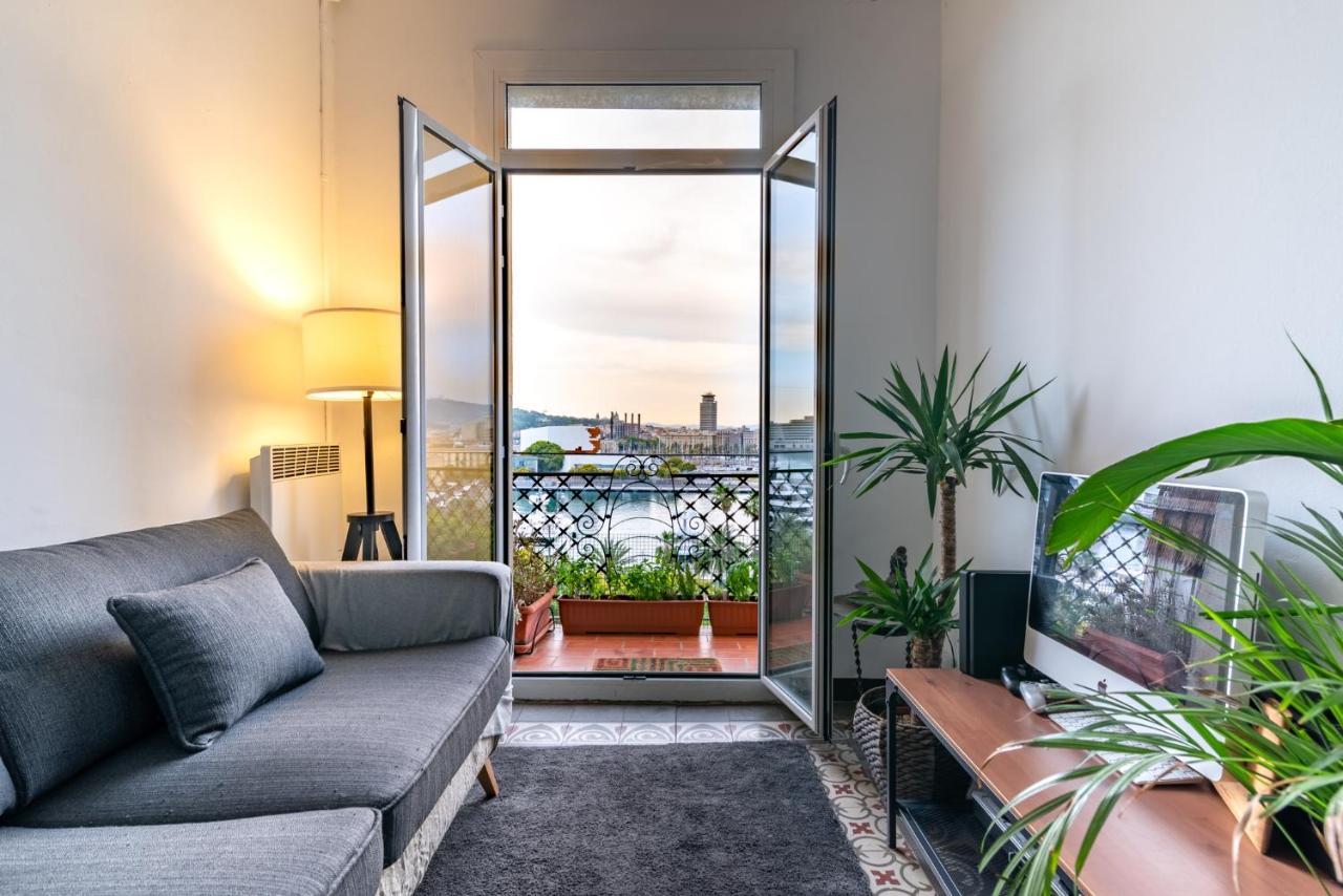Superb Cute Flat Barcelona Bests View On The Sea For Couple Kültér fotó