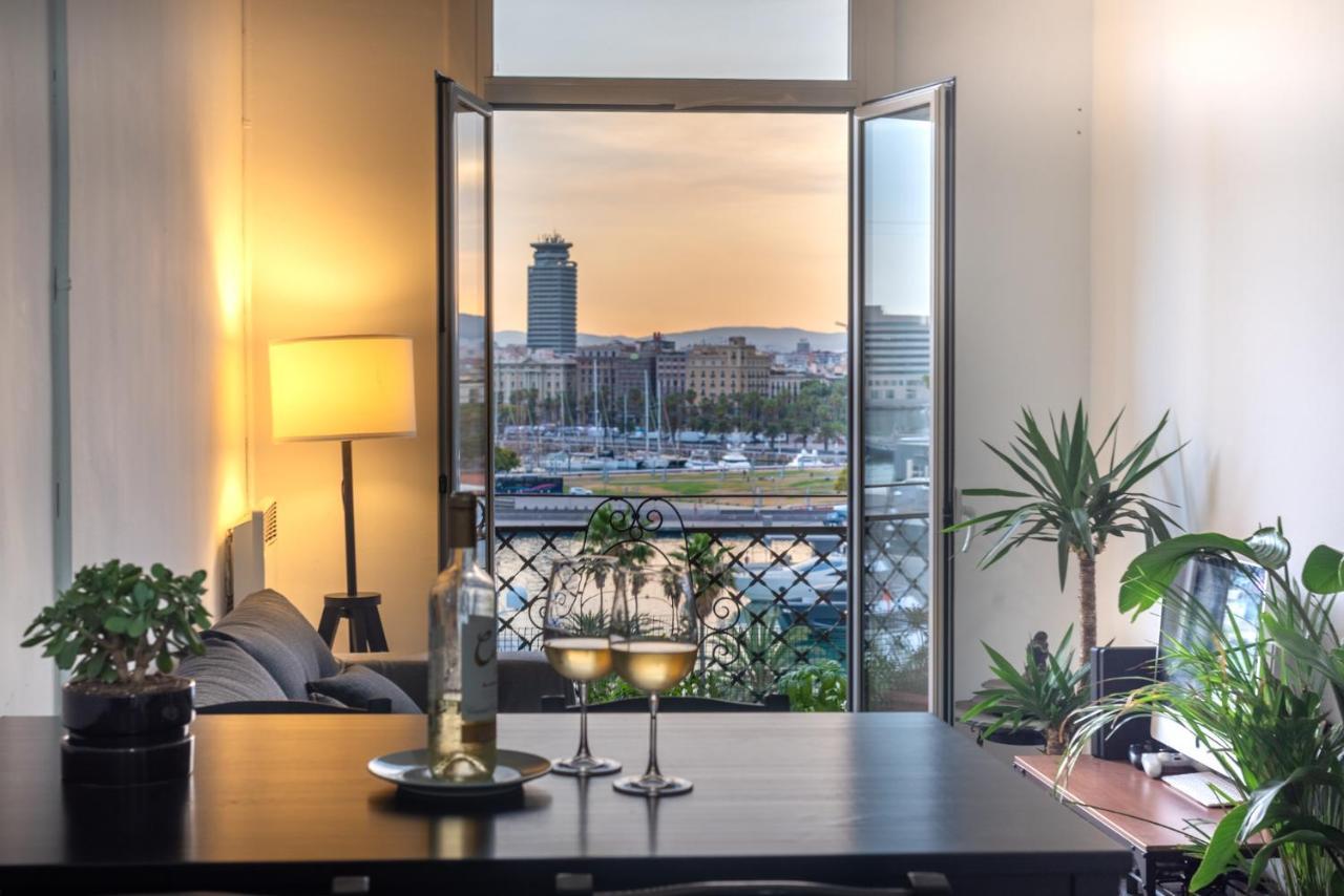 Superb Cute Flat Barcelona Bests View On The Sea For Couple Kültér fotó